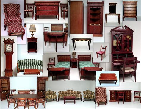 1 12 scale dollhouse furniture|1:12 Scale Dollhouse Furniture with Vintage for sale .